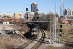 NS 7560 leads train 351 towards Boylan